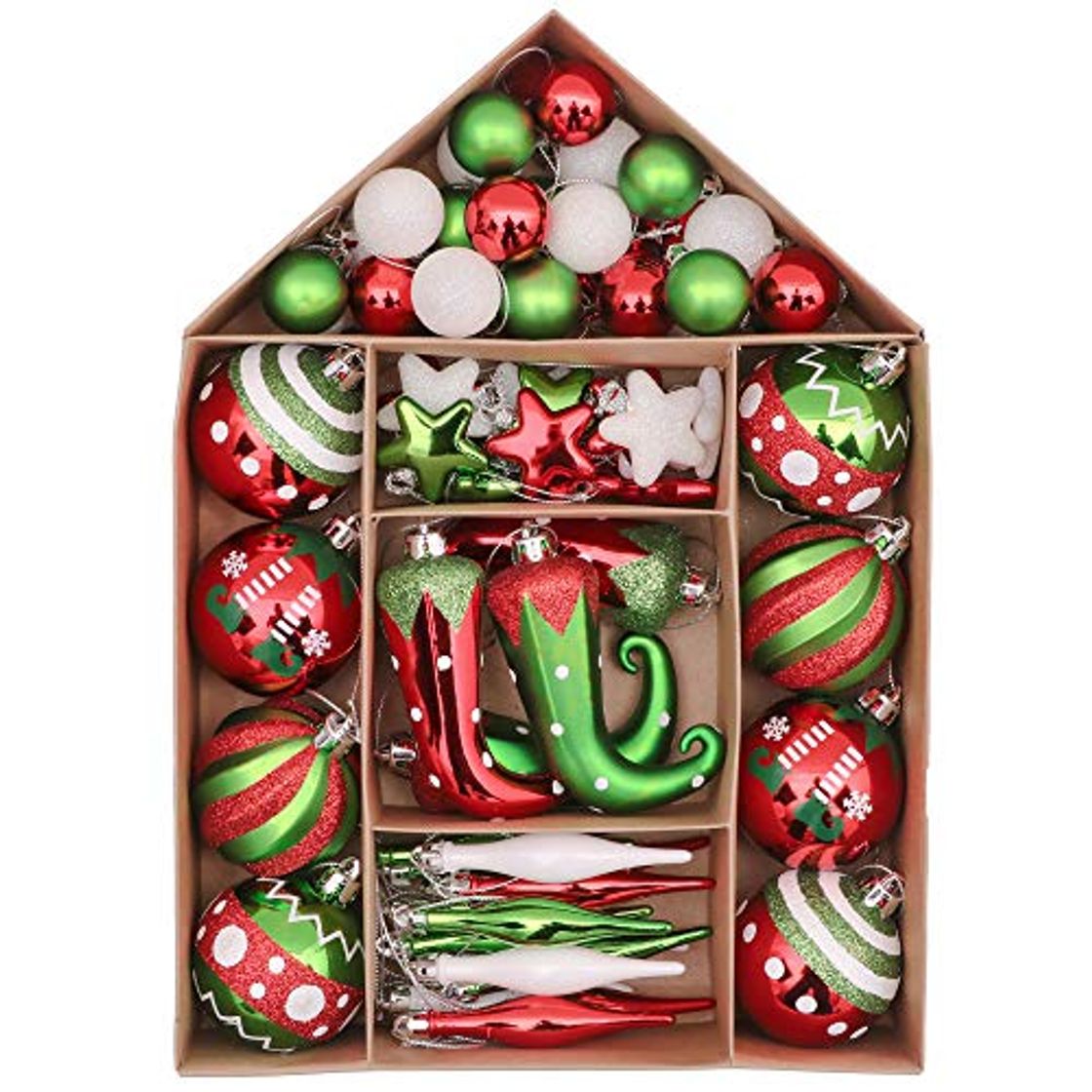 Social Victor's Workshop 70Pcs Bolas de Navidad, Adornos de Navidad para Arbol Tema