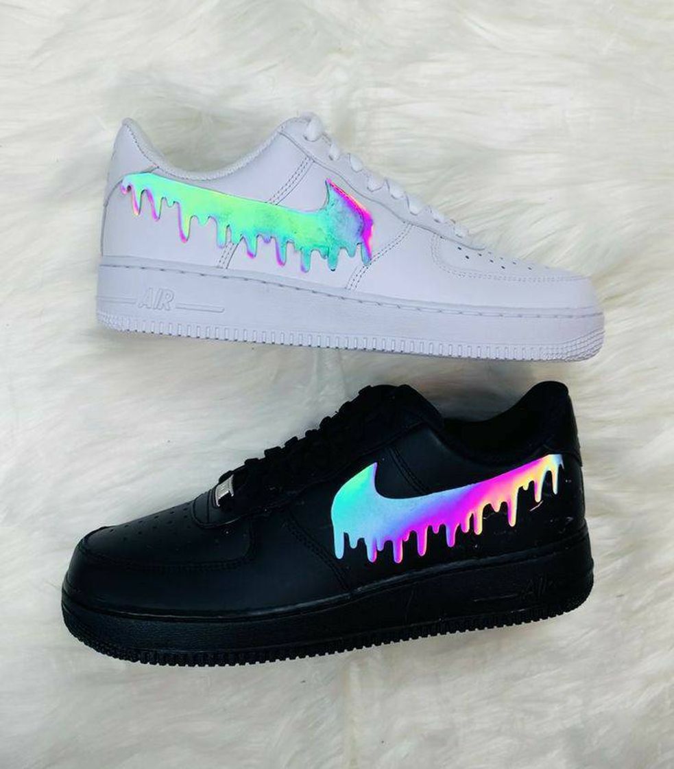 Moda Rainbow reflective drip Air force