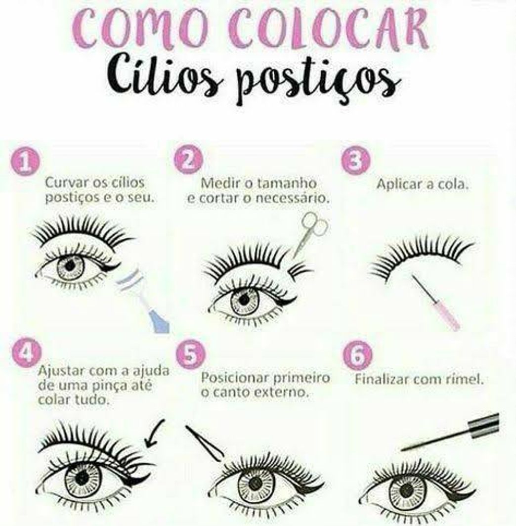 Fashion Dicas de make - cílios