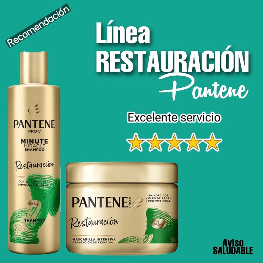 Fashion Línea Pantene Restauración 🧖‍♀️