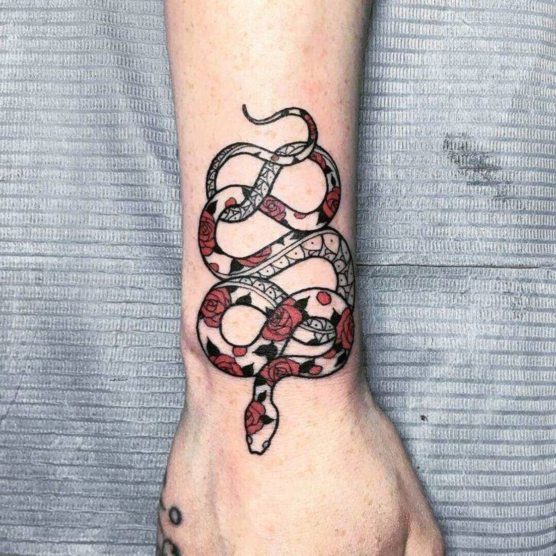 Moda Tatuagem cobra 