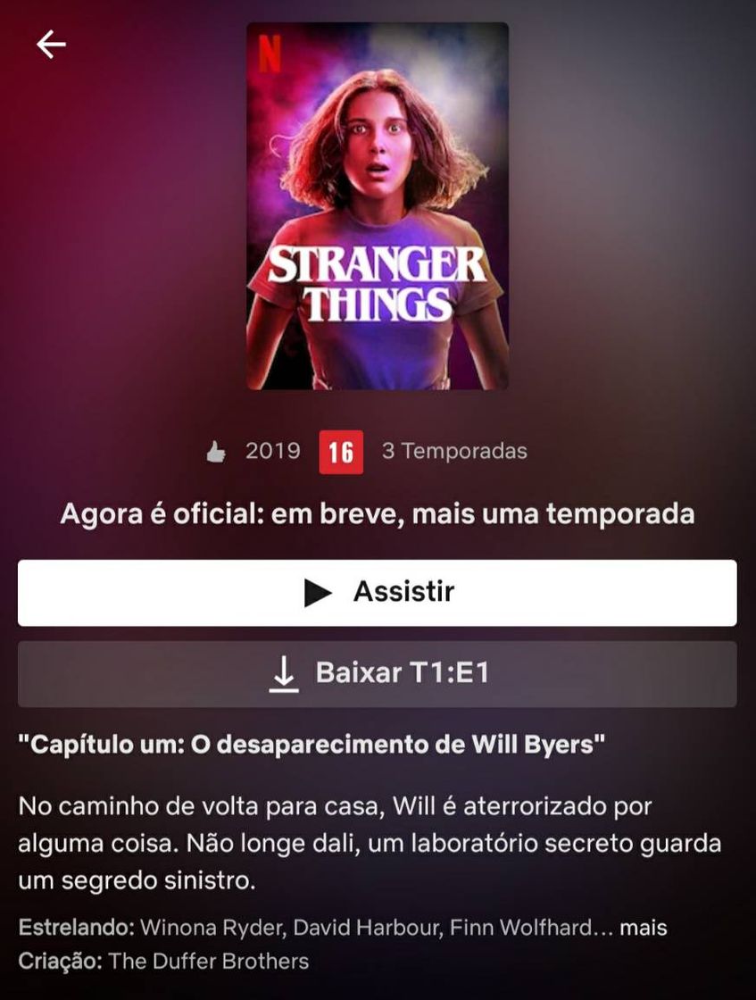 Serie Stranger Things