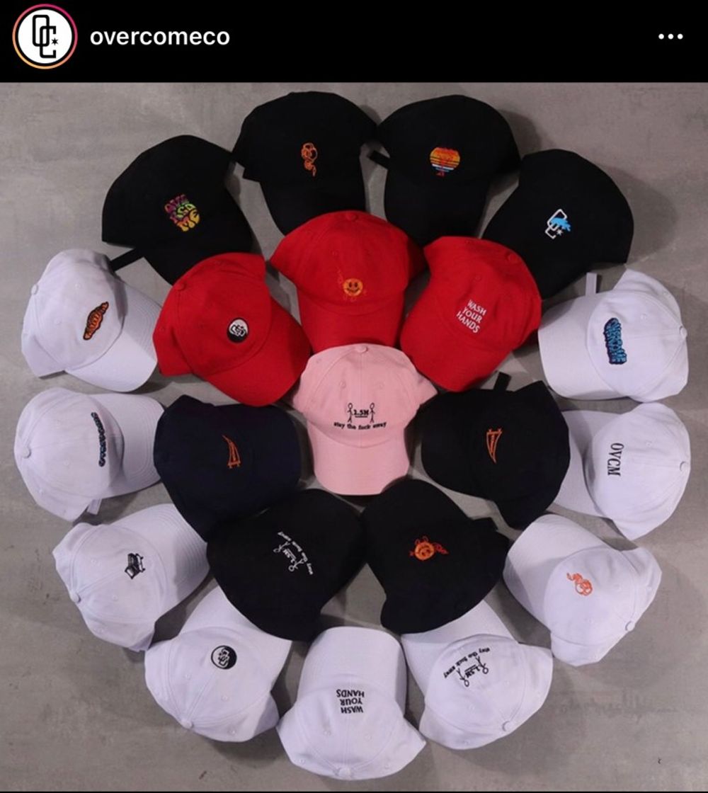 Social Bonés da Overcome ✅