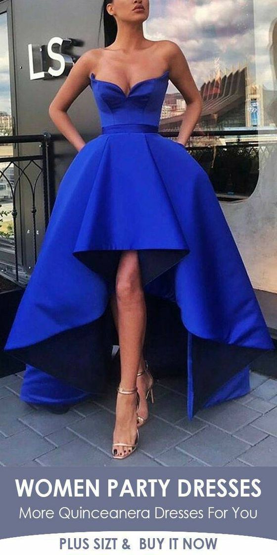 Social Vestido azul escuro armado