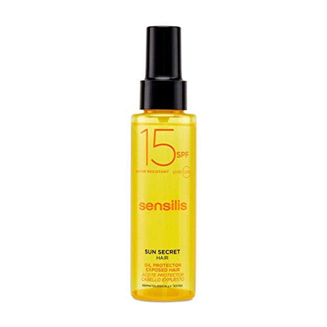 Product Sensilis Sun Secret - Aceite Protector para el Cabello con SPF15 -