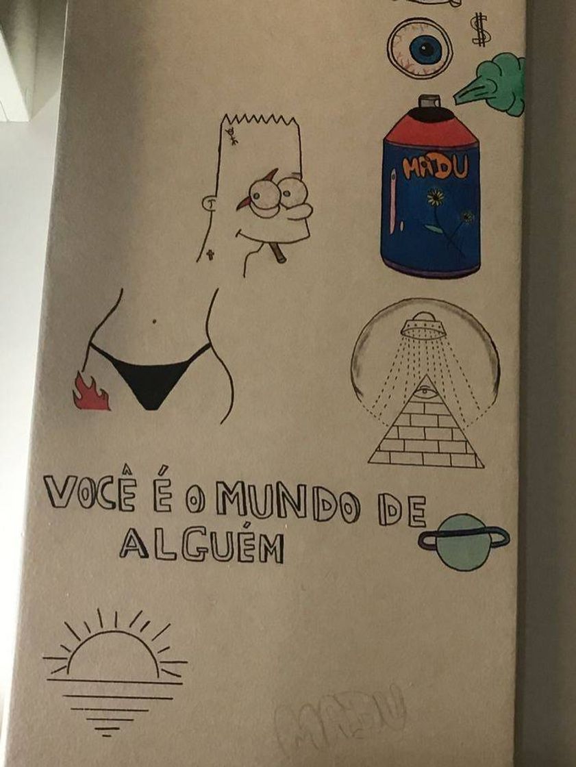 Moda desenho na parede 