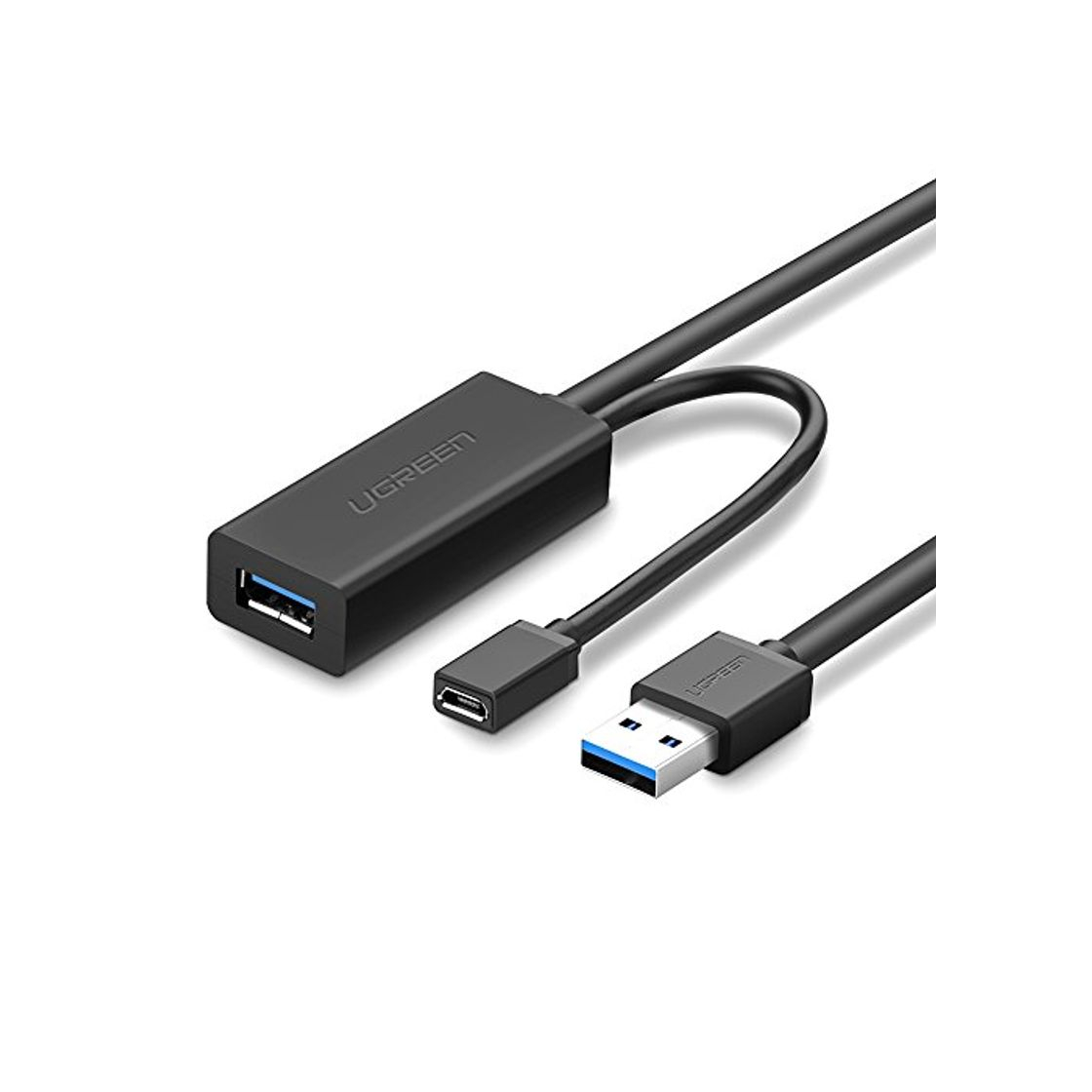 Electrónica UGREEN Cables de extensión USB, Cable Alargador USB 3.0 Activo Macho a