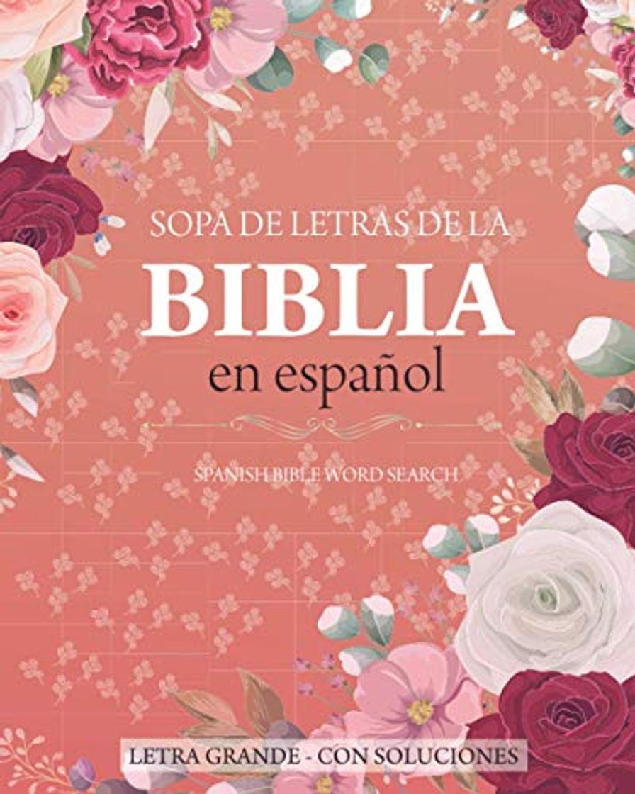 Libro SOPA DE LETRAS DE LA BIBLIA: LETRA GRANDE