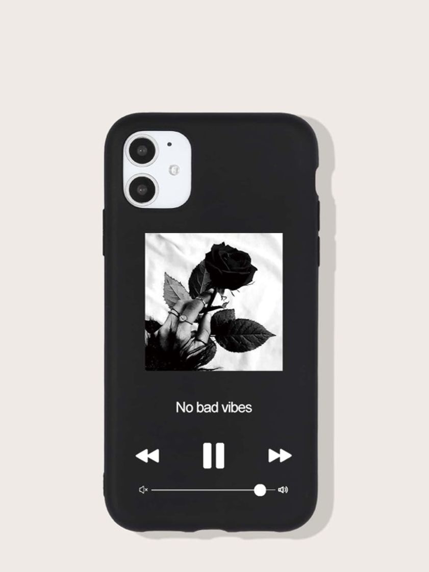 Funda con estampado de flor