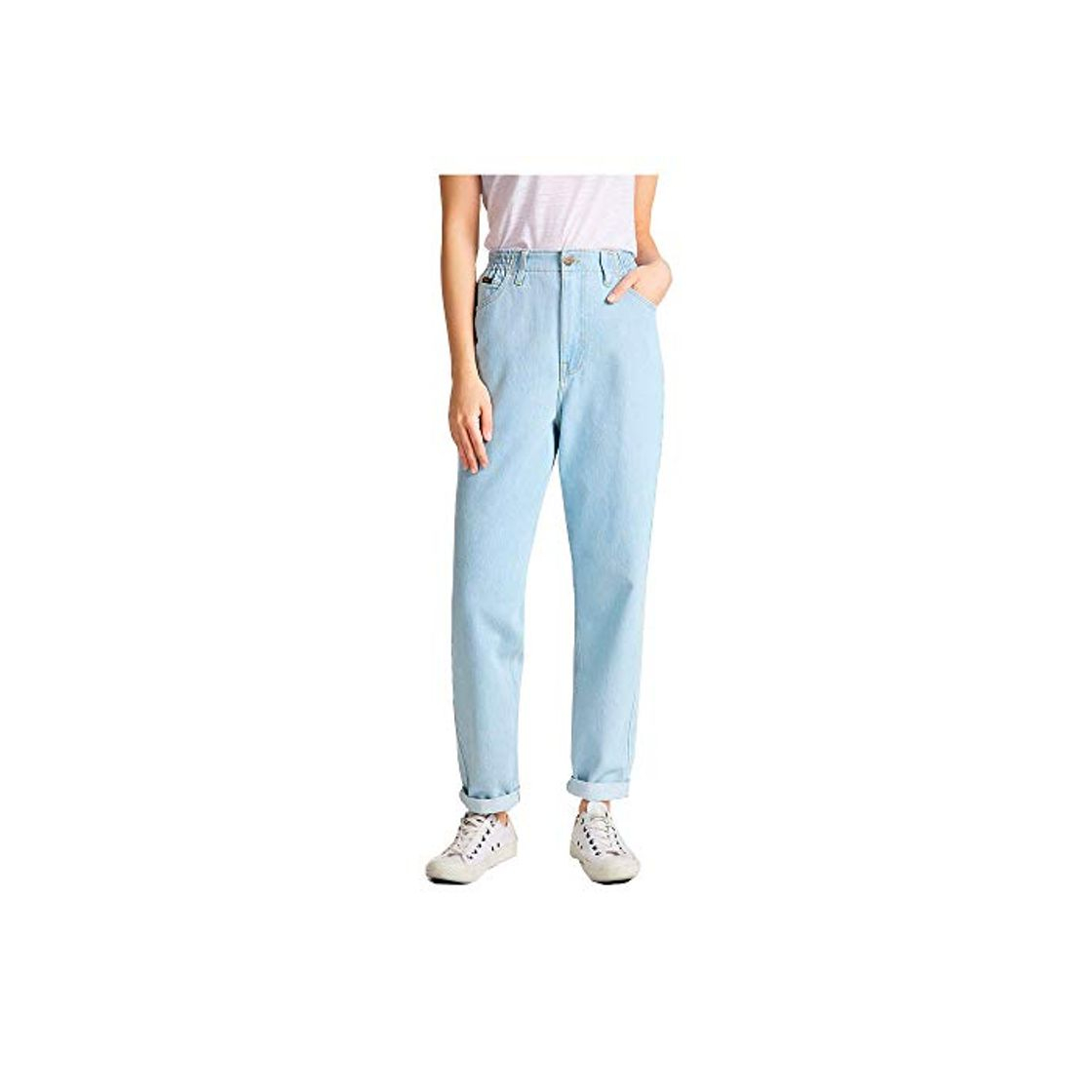 Fashion Lee Elasticated Mom Jeans