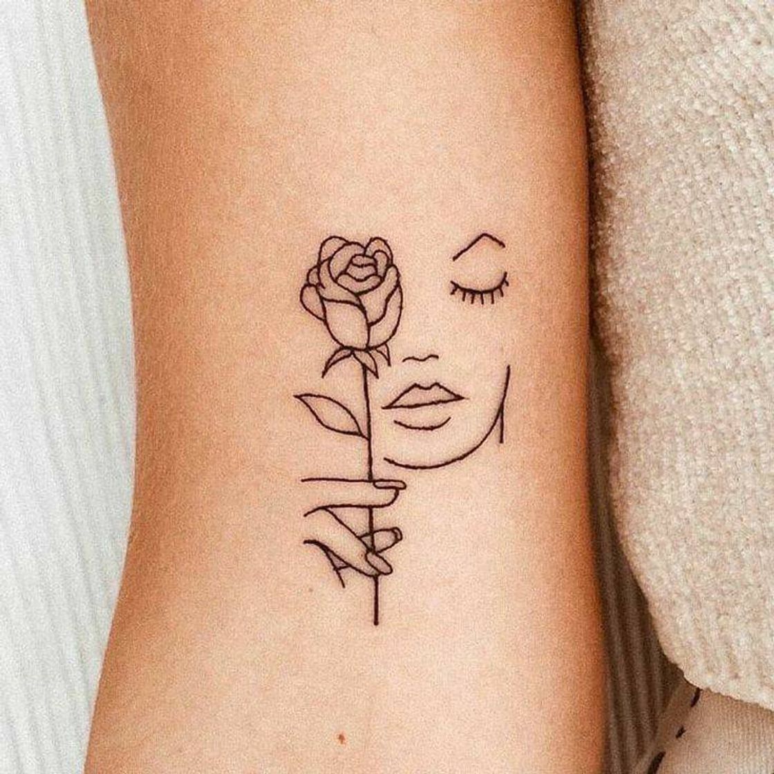 Social • tatuagem flor&rosto •