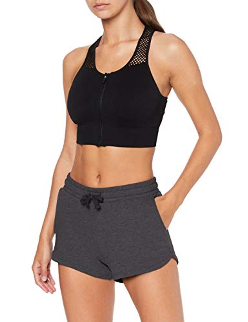 Social Marca Amazon - AURIQUE Shorts para el Gimnasio Mujer, Gris