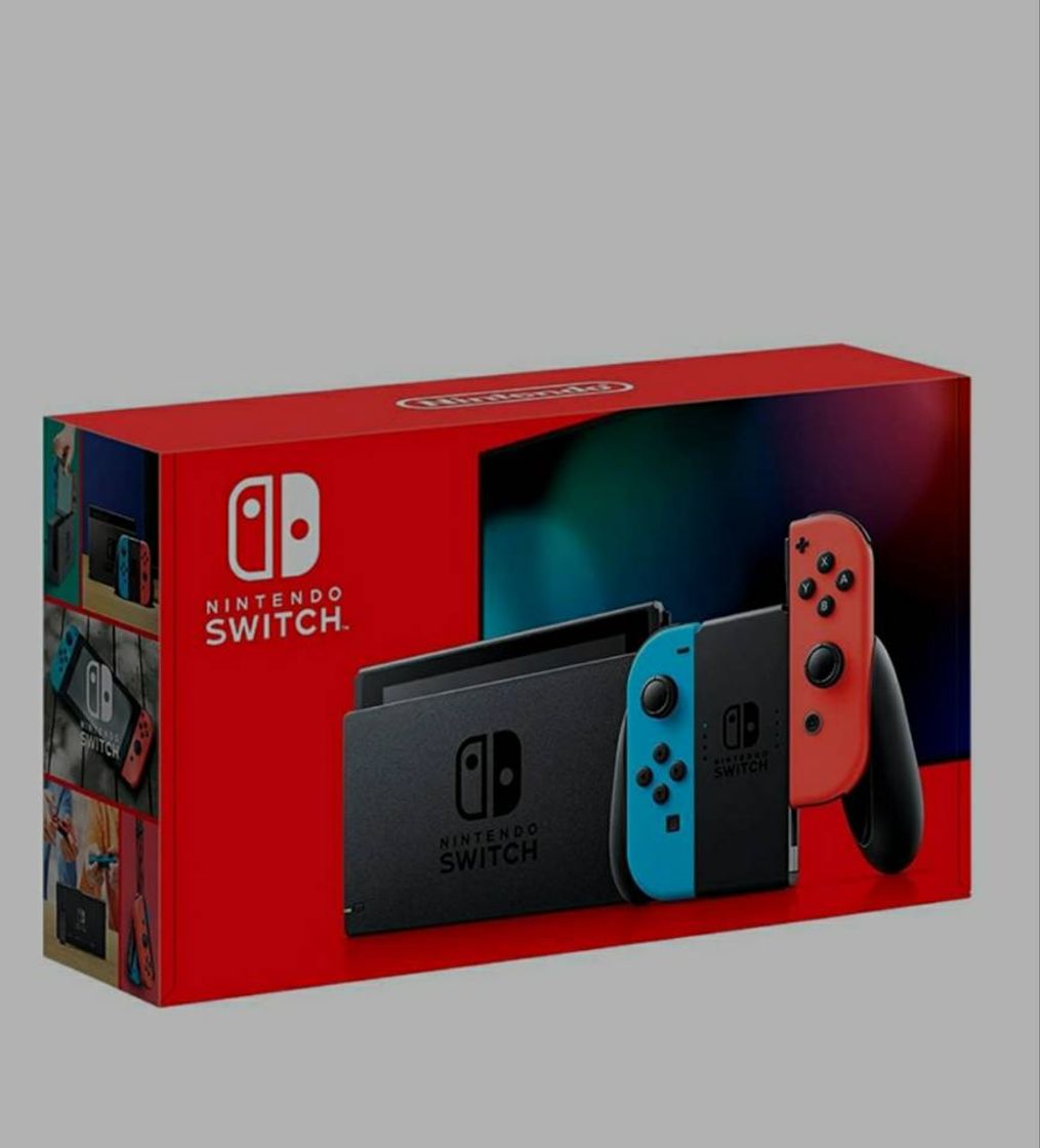 Fashion Nintendo Switch Azul e Vermelho Neon