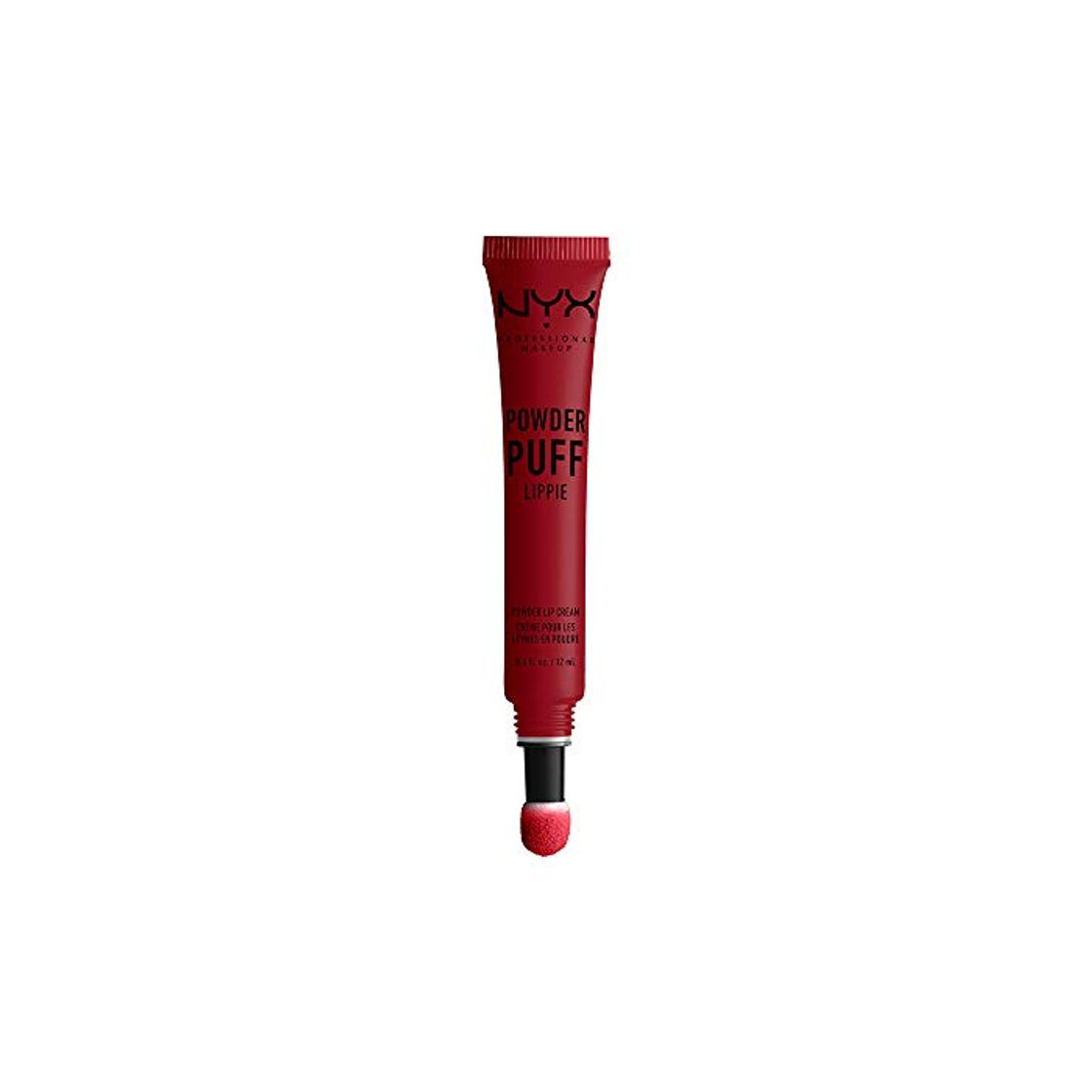 Social NYX PROFESSIONAL MAKEUP pintalabios mate larga duración Labial Poowder Puff Lippie Lip Cream Tono 3 Group Love Color Rojo oscuro