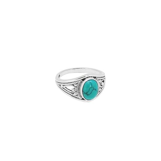VANI RING | Turquoise and Silver Ring | San Saru