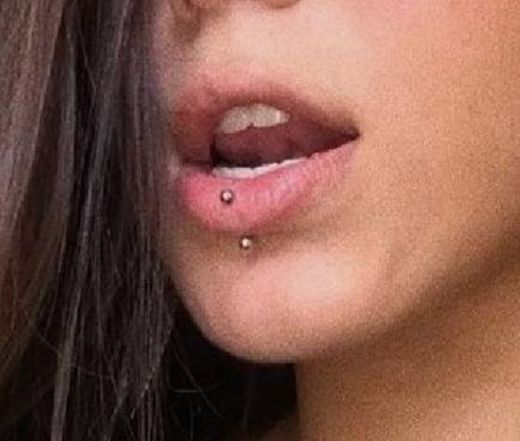 Piercing na boca