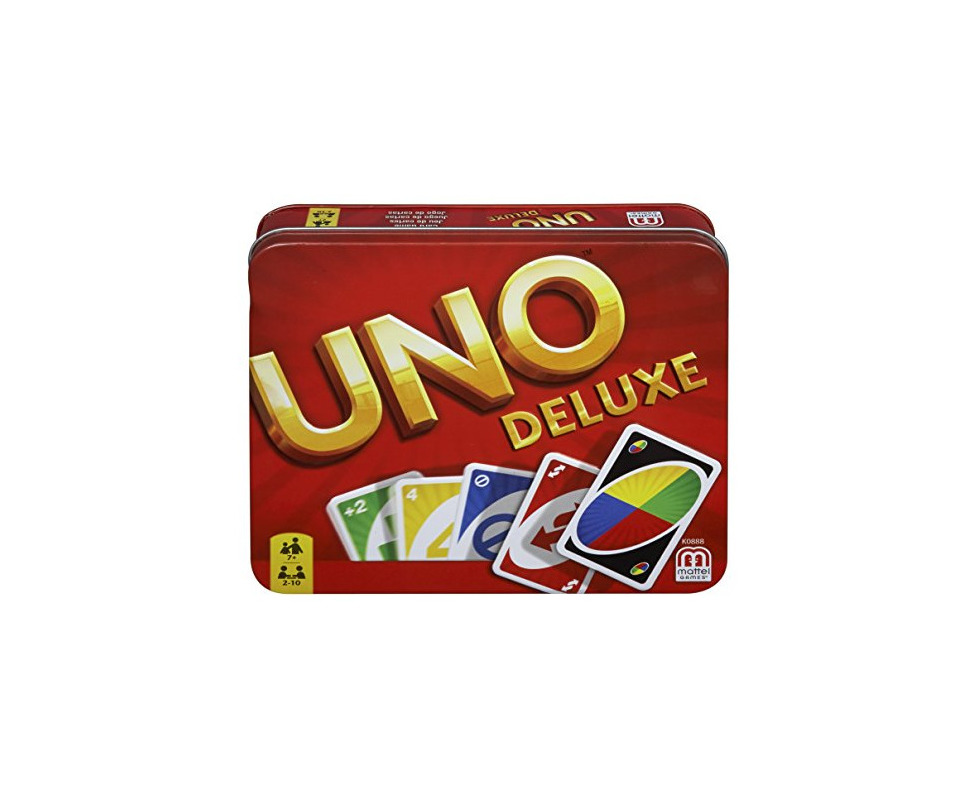 Social Mattel Games UNO Deluxe, juego de cartas