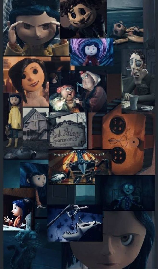 Moda Coraline e o mundo secreto