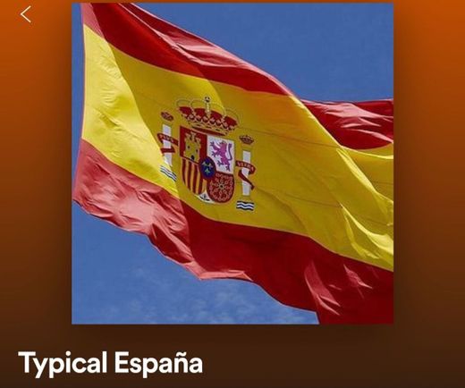 Playlist Spotify Typical España