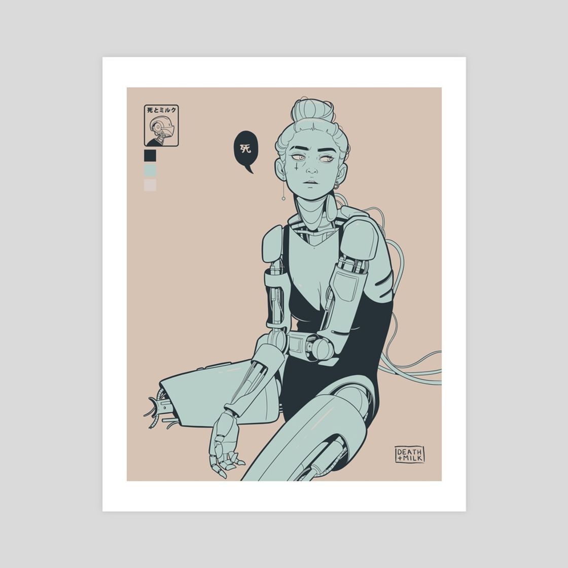 Moda Dancer, an art print by Death & Milk - INPRNT