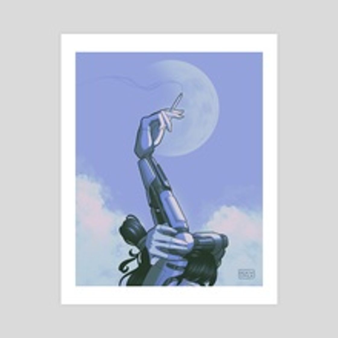 Moda Lunar, an art print by Death & Milk - INPRNT