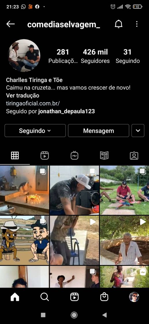 Social O famoso Tiringa