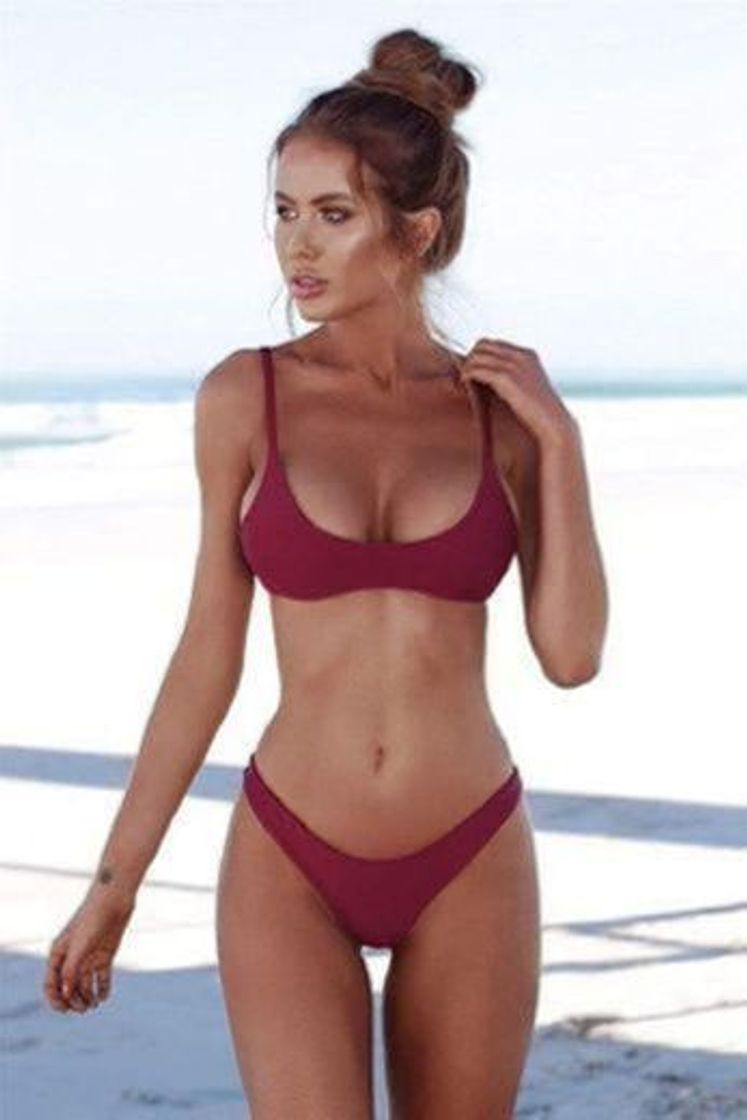 Moda heekpek Bikini Mujer 2019 Push up con Relleno Bikini Bandeau para Mujer