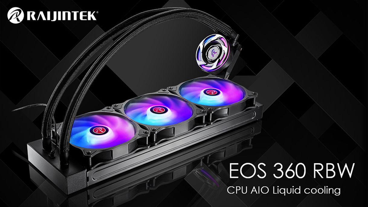 Product Cooler CPU a Água Raijintek Eos RGB Rainbow 360mm