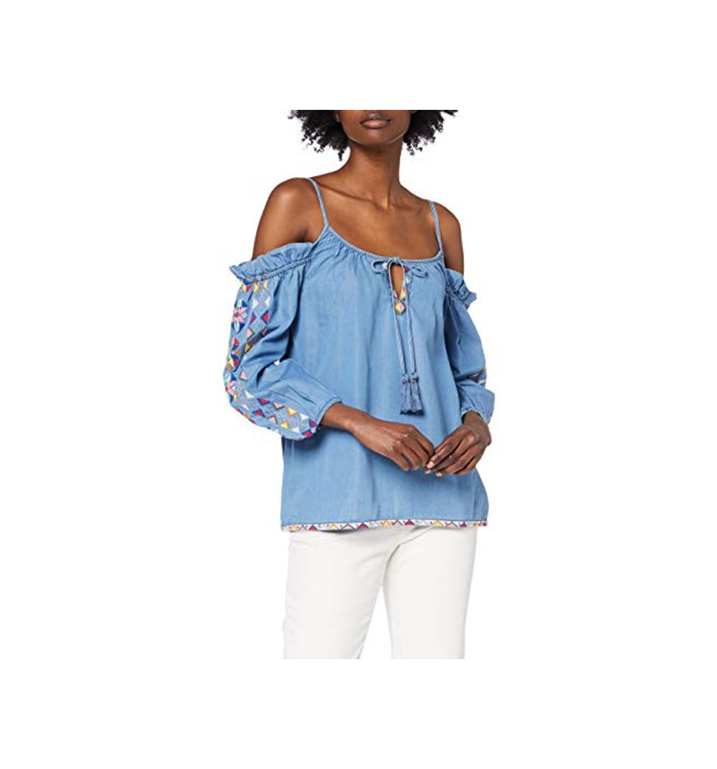 Fashion Pepe Jeans Halle Blusa, Azul