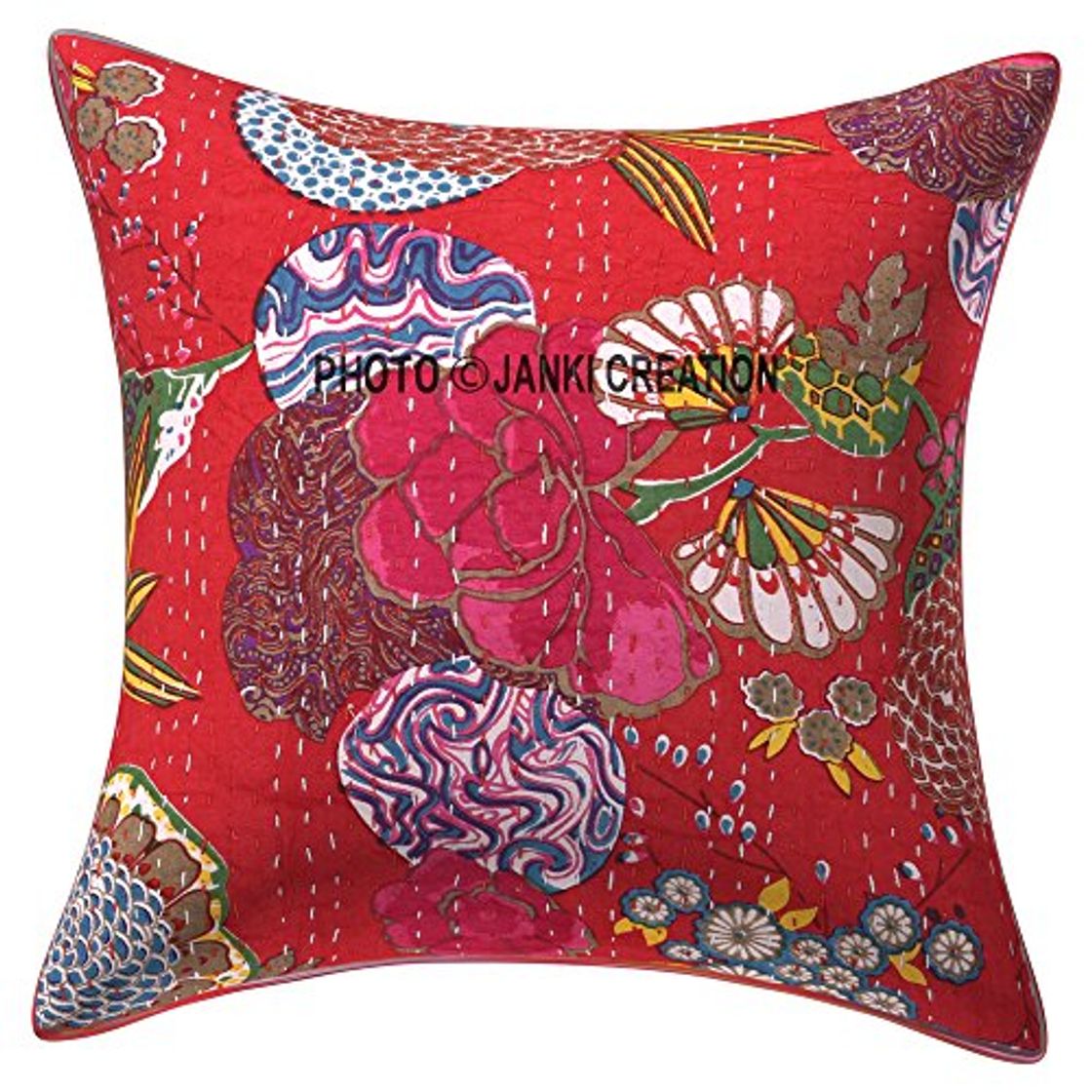 Producto Janki Creation Kantha - Funda de cojín