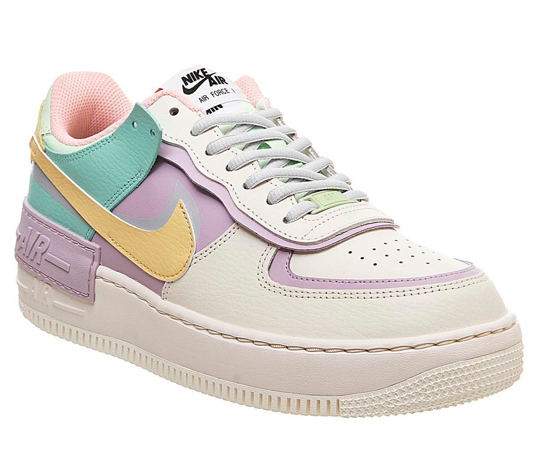 Moda Nike air force 1 shadow pastel