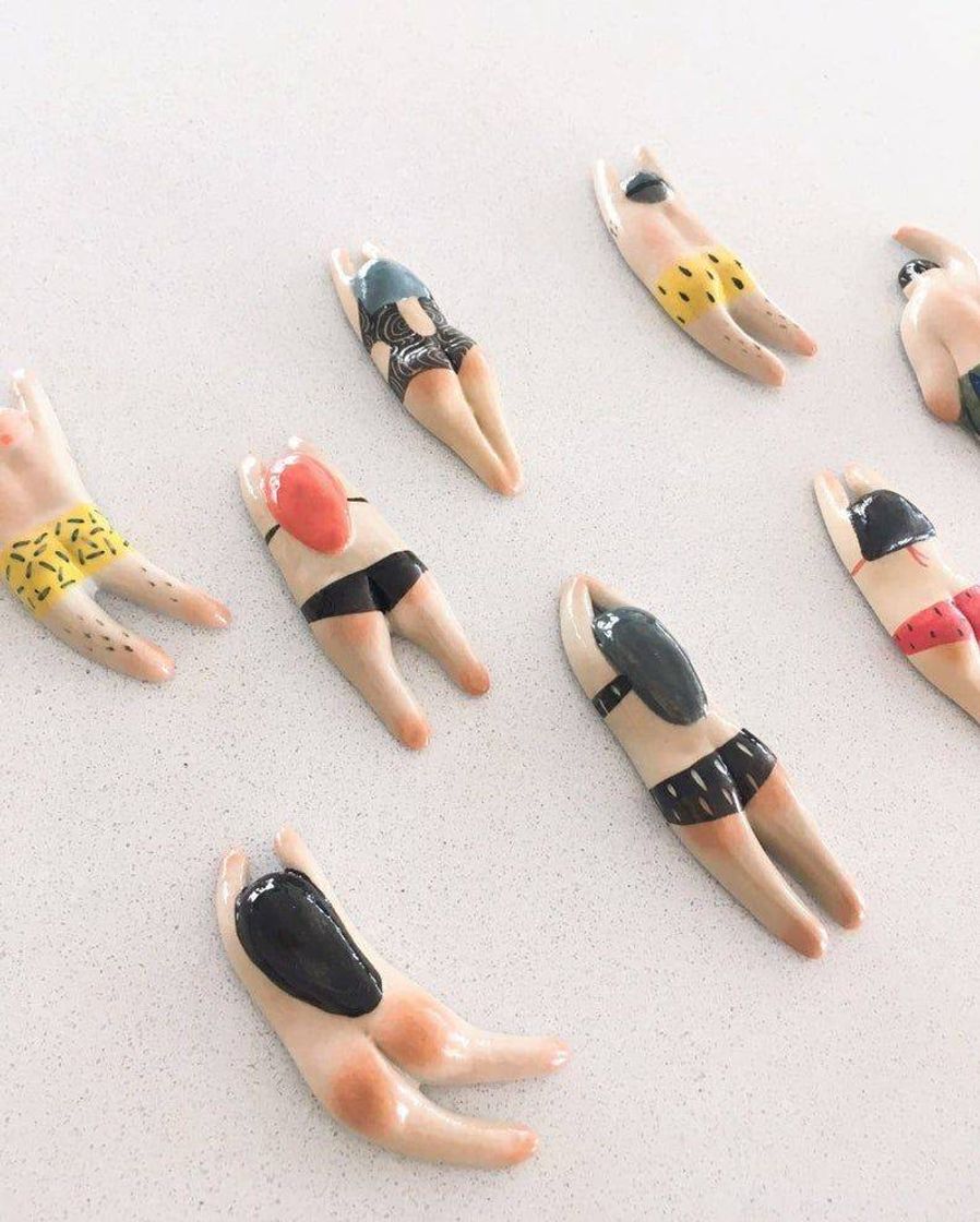 Producto swimming • magnet • art • handmade • summer • decor • home