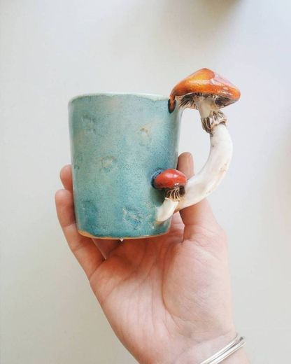 mushroom • mug • cup • ceramic • cute