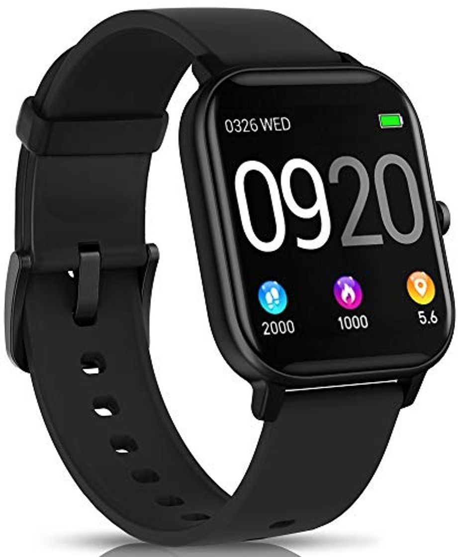 Social NAIXUES Smartwatch, Reloj Inteligente Impermeable IP67 Reloj Deportivo 1.4" Pantalla Táctil Completa