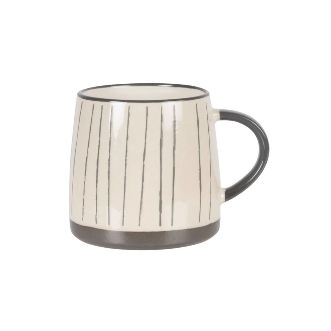 Elemento de la categoría hogar Taza de gres blanca y azul grisáceo ALTAA
