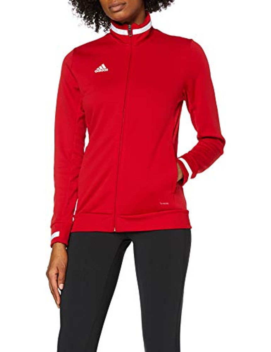 Moda adidas T19 TRK JKT W Chaqueta de Deporte, Mujer, Power Red