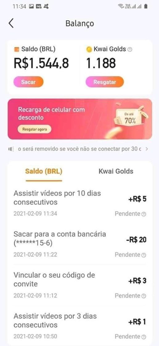 App RECOMENDO ÓTIMO BOM PRA GANHAR DINHEIRO 💰 