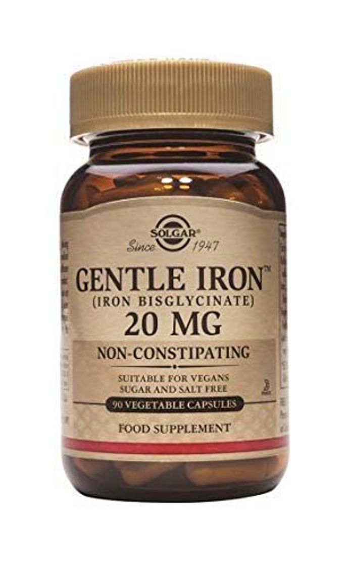 Solgar Hierro Gentle Cápsulas vegetales de 20 mg