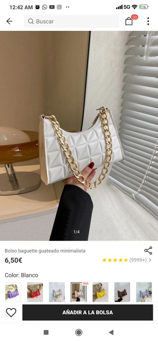 Moda Bolso blanco