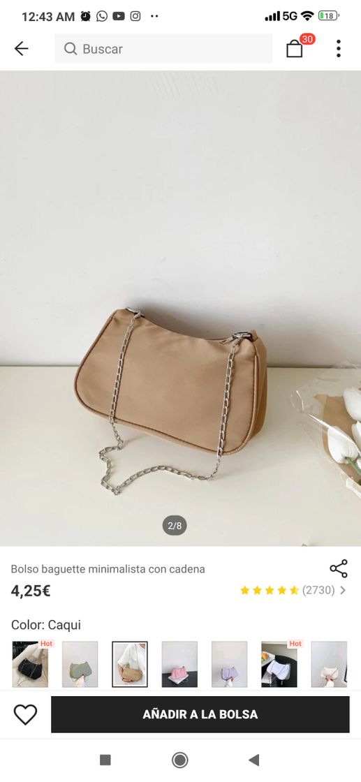 Social Bolso Brillante