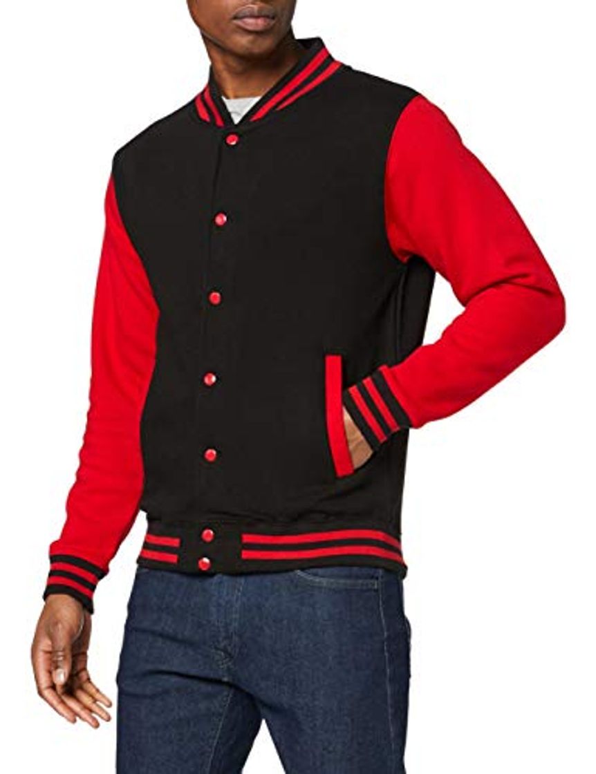 Social AWDis Varsity Jacket, Chaqueta Bomber Para Hombre, Multicolor