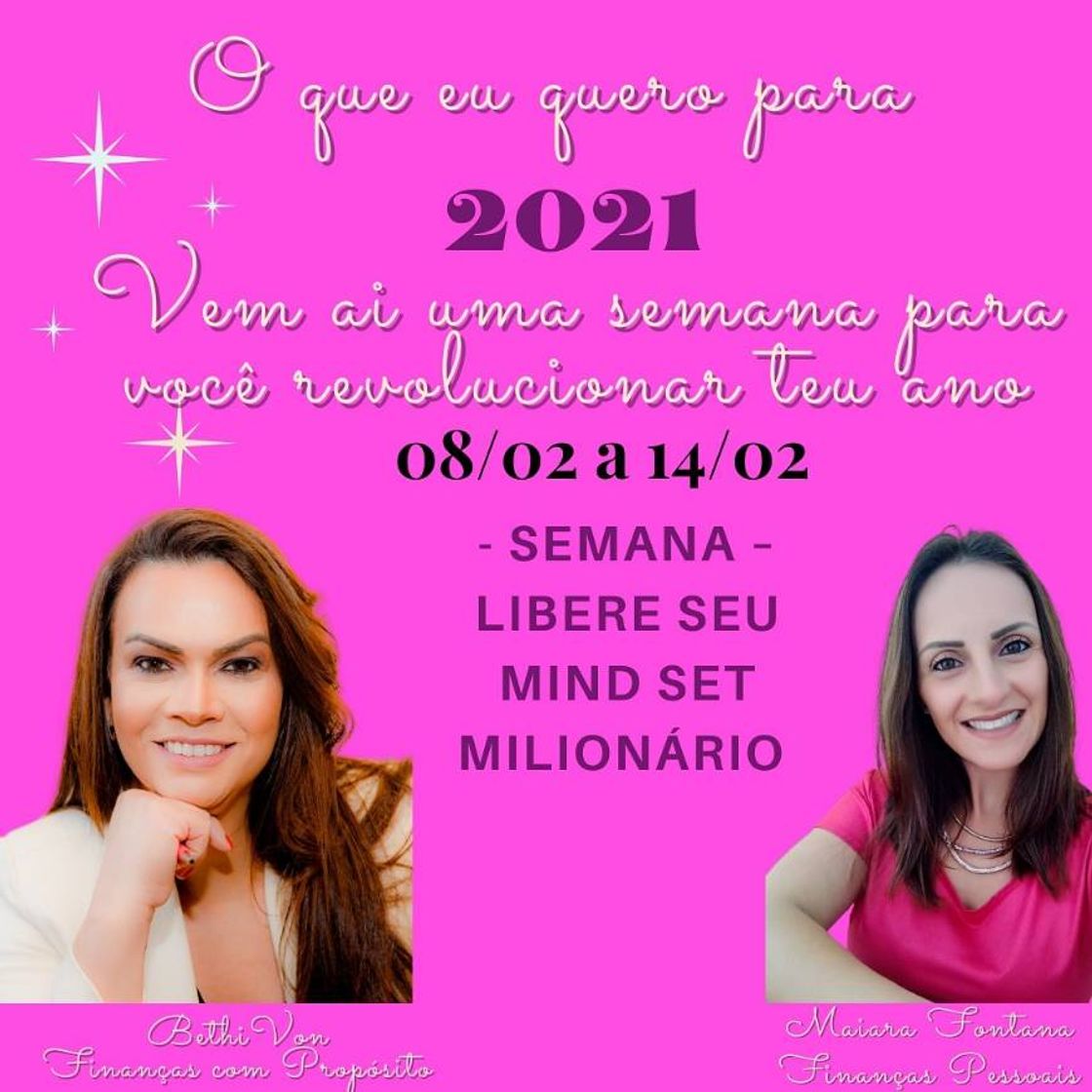 Moda Semana de lives - Libere teu mind set MILIONÁRIO.