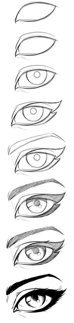 Moda how to draw eyes