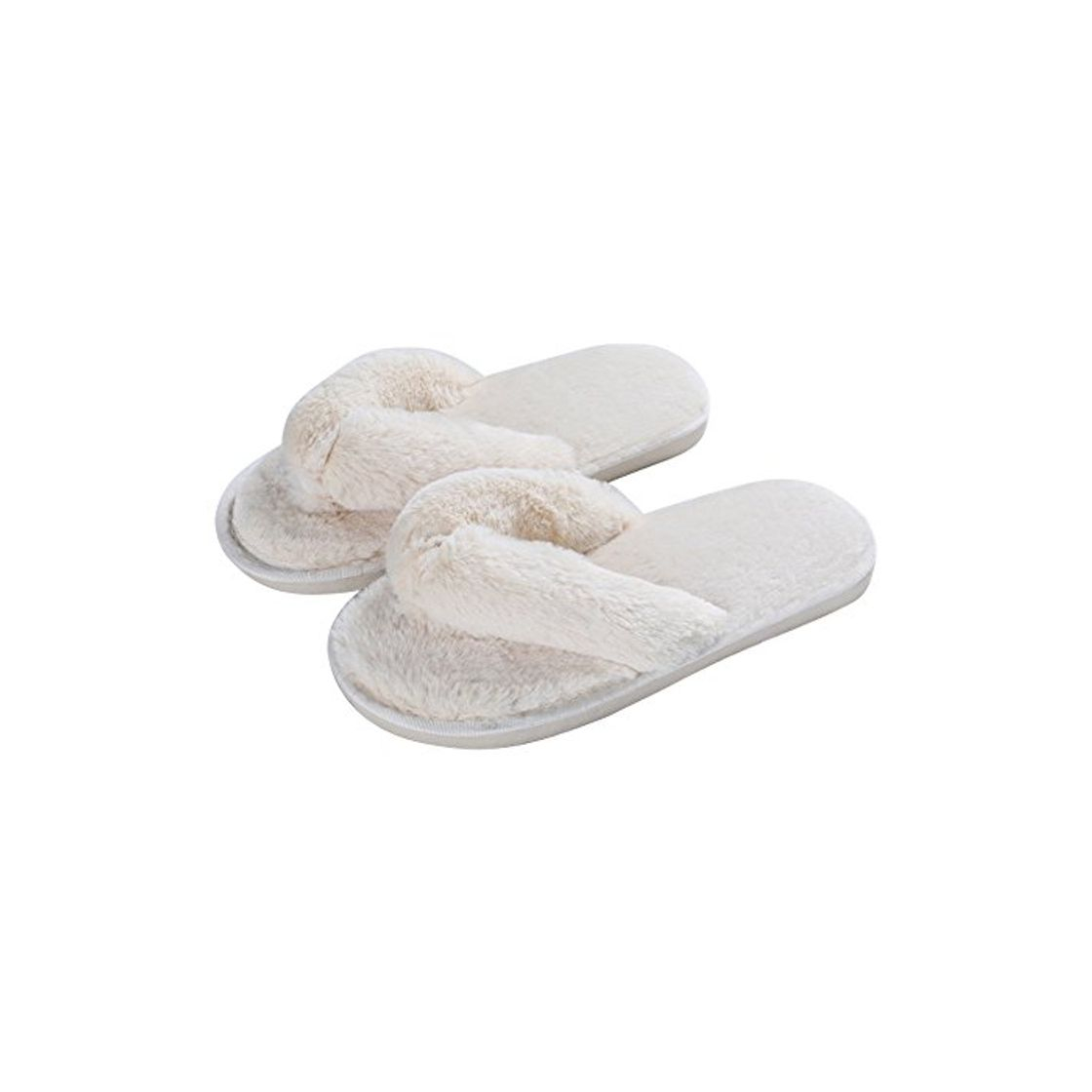 Moda MStar Mujer Elegante Bettenhaus Zapatos Warmer Peluche Chanclas algodón Pantuflas Antideslizantes Guantes