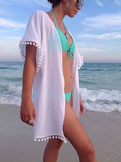 YJIUAS Tamaño Grande de la Gasa de la Playa Cubre para Arriba Plus Bikini Cover Up Saida De Praia Vestidos Vestido Maxi Multi One Size