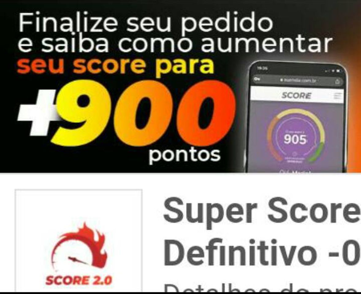 Moda Ta com seu score baixo então vem comigo 