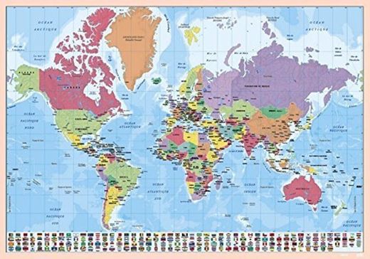 Grupo Erik Editores Vade Escolar Mapa Mundo