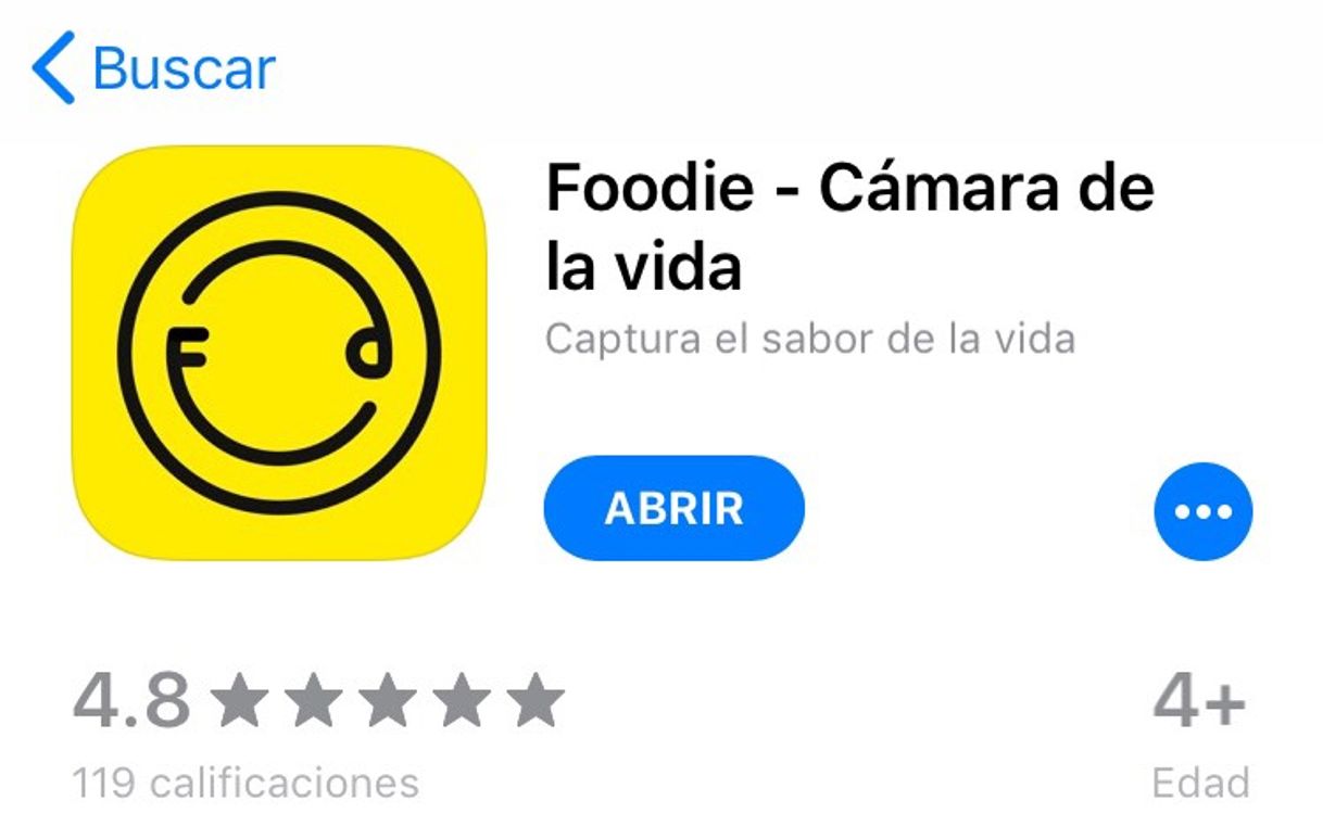 App Foodie, fácil de editar y tiene muchos filtros lindos 🥰🥰