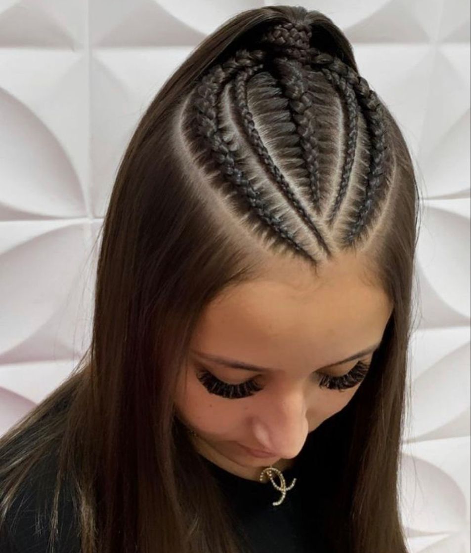 Belleza Peinado pelo suelto con trenzas