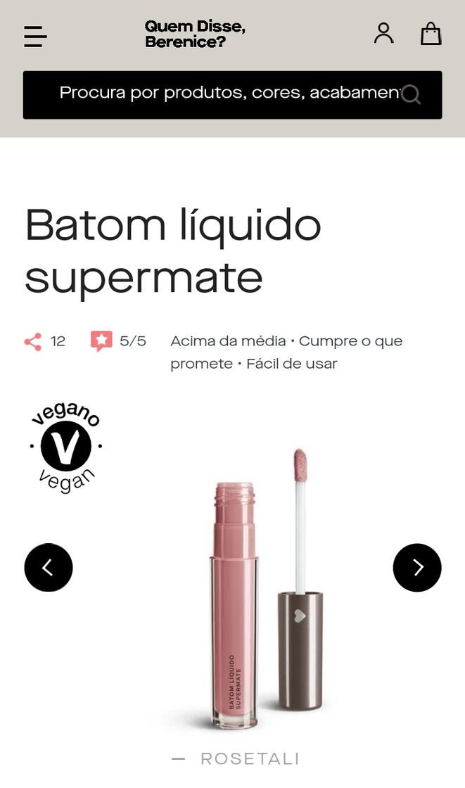 Fashion Batom da quem disse berenice liquido supermate